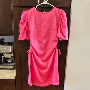 ASOS Cut Out Hot Pink Mini